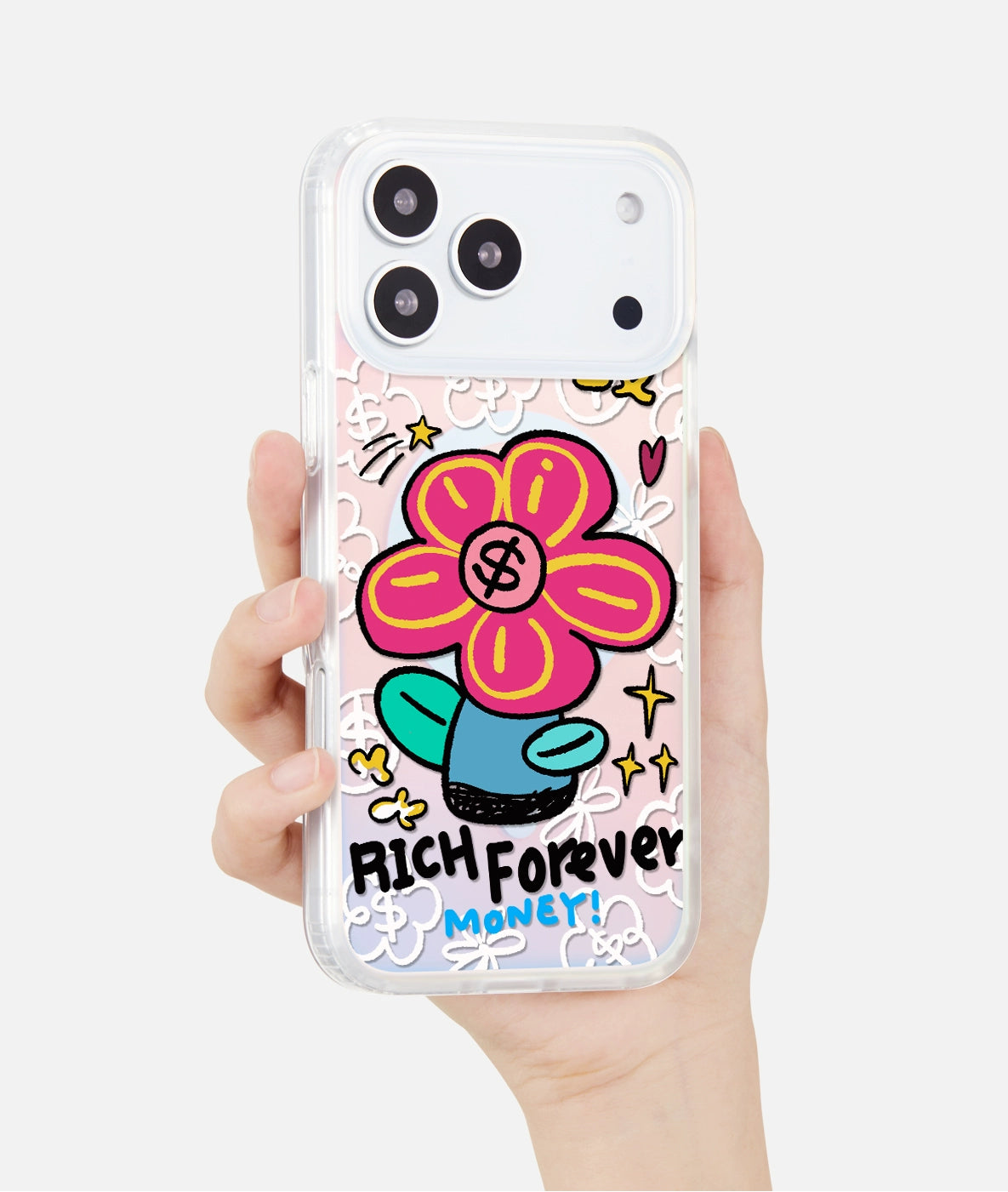 iCraftPro | Apple 17ProMax Case for iPhone 16/15/14 - MagSafe Aesthetic Wealth Motif