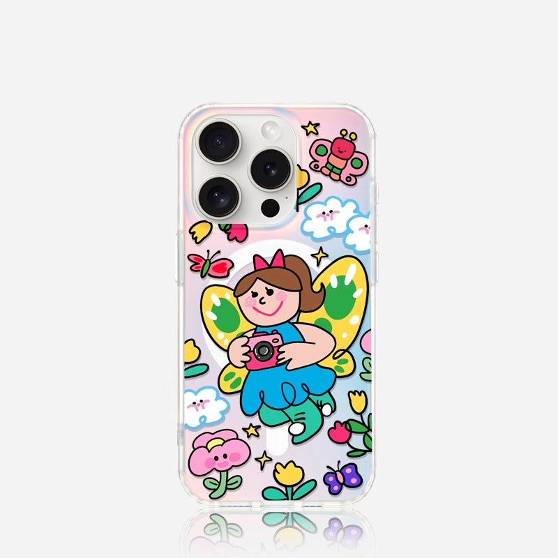 Butterfly Girl - Phone Case