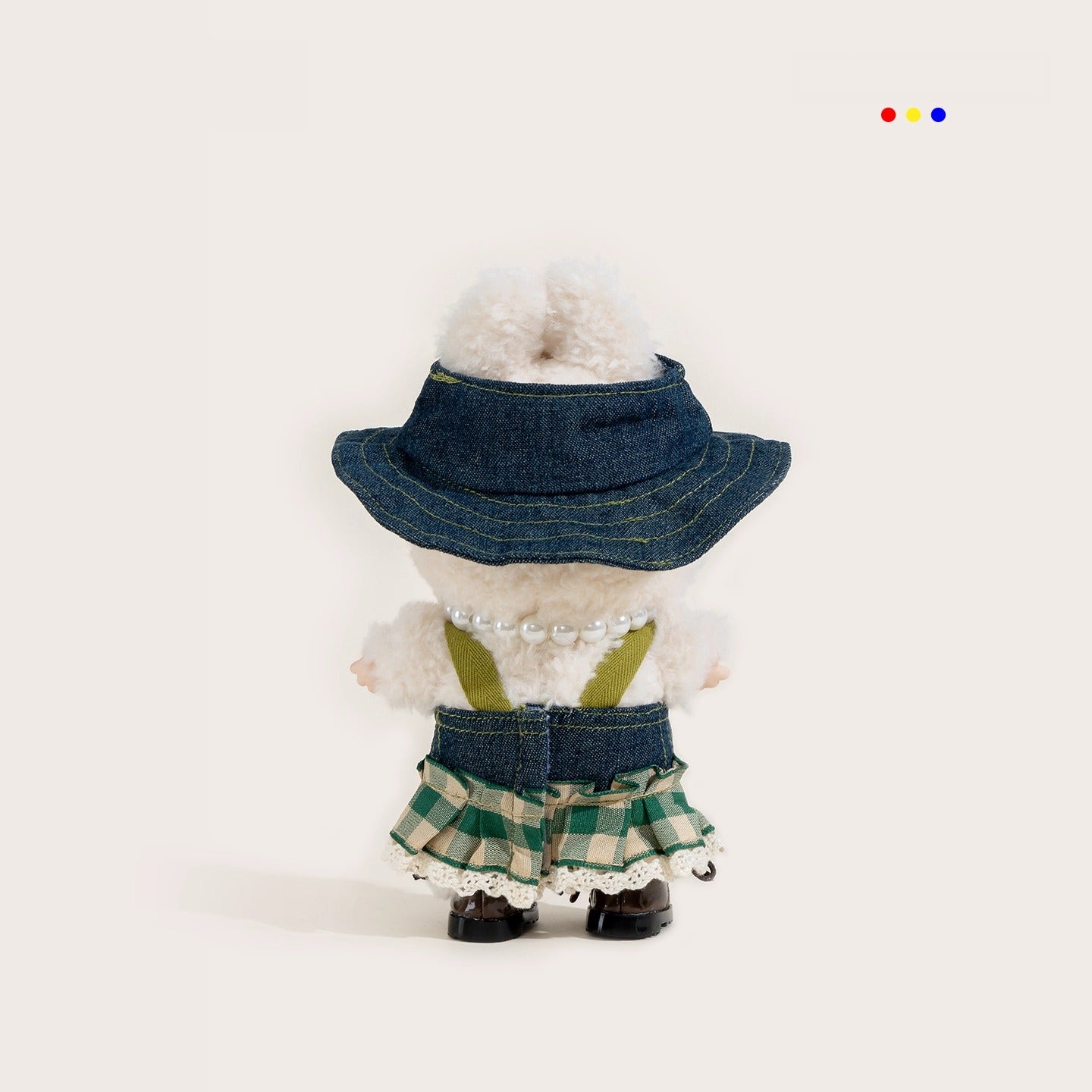 iCraftPro | Delicate Vintage Pleated Skirt Labubu Handmade 4pcs Clothes