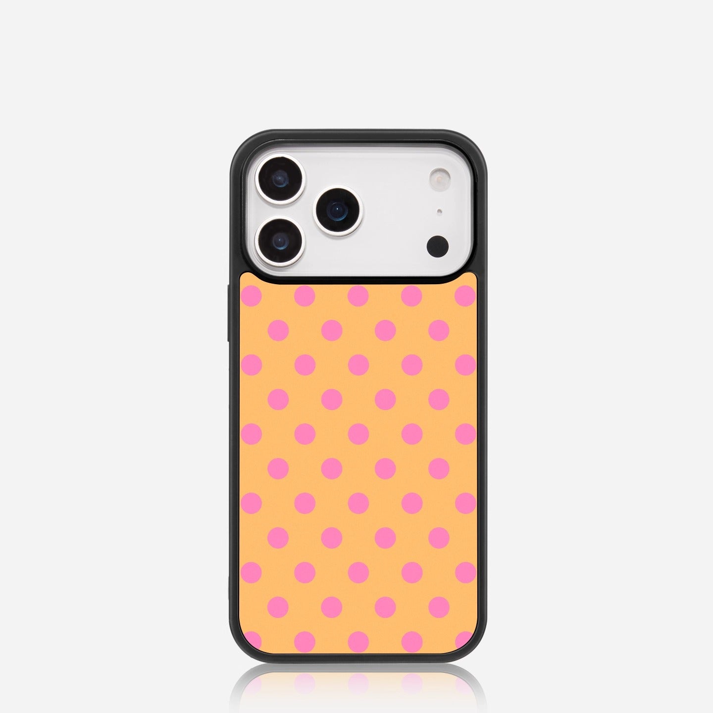 iCraftPro | Matte Magnetic Case with Polka Dot Pattern for iPhone 12/13/14/15/16 Pro/17 Pro Max