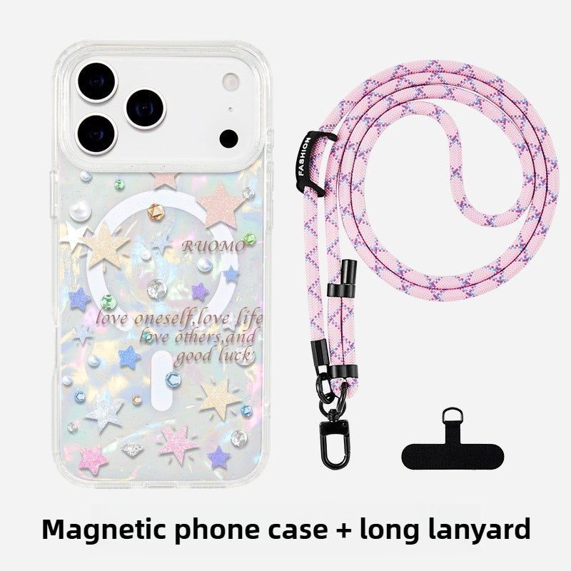 iCraftPro | Aesthetic Shell and Stars Design - MagSafe Protective Case for iPhone 17ProMax 16/15/14