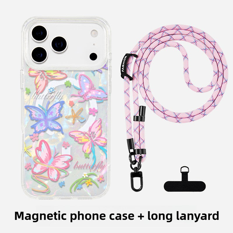 iCraftPro | Aesthetic Shell & Butterfly Case 🦋 with MagSafe for Women
