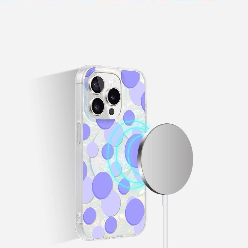 iCraftPro | Magnetic Purple Shell Case for iPhone 17-13 Pro Max | Women's Design