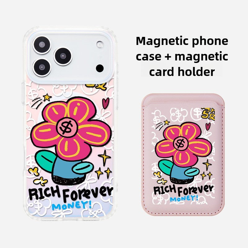 iCraftPro | Apple 17ProMax Case for iPhone 16/15/14 - MagSafe Aesthetic Wealth Motif