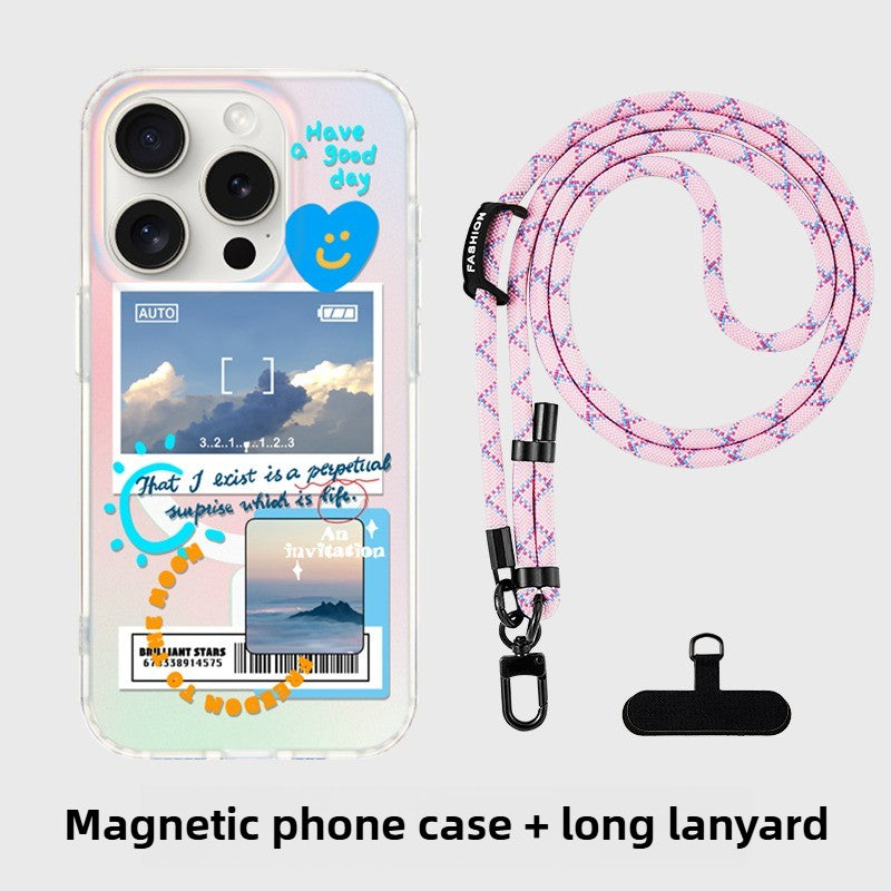iCraftPro | Dreamy Cloud Case ☁️ with MagSafe & Lanyard for Women