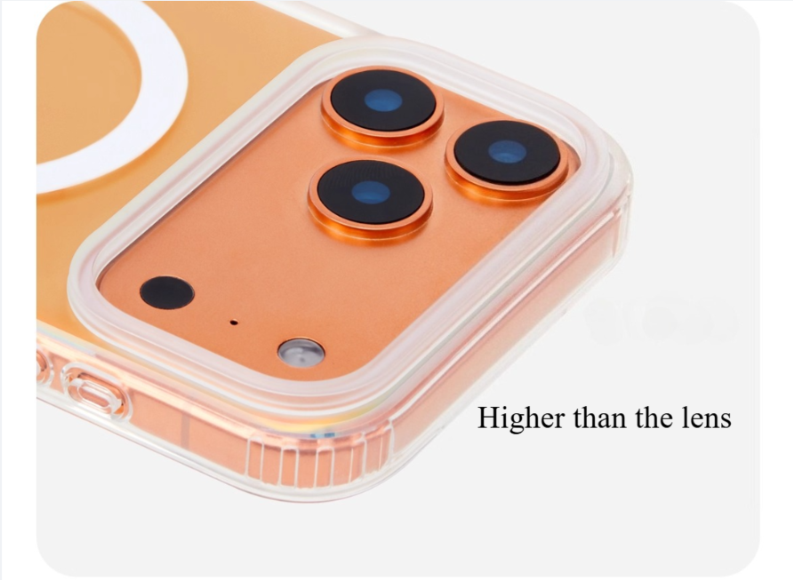 iCraftPro | Iridescent MagSafe Case for iPhone 17-13 Series with Detachable Lanyard